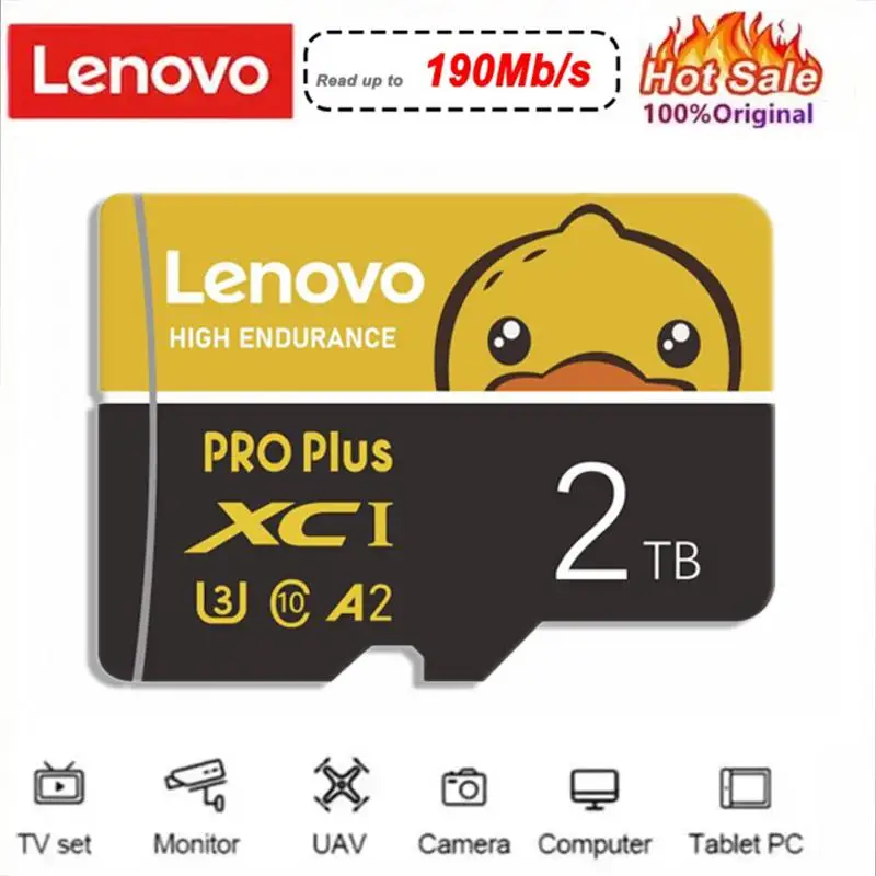 Lenovo Micro TF SD Cards 64GB 32GB 16GB SD Memory Card Class 10 High Speed 128GB 256GB U3 4K HD TF Flash Card For Phone/Camera