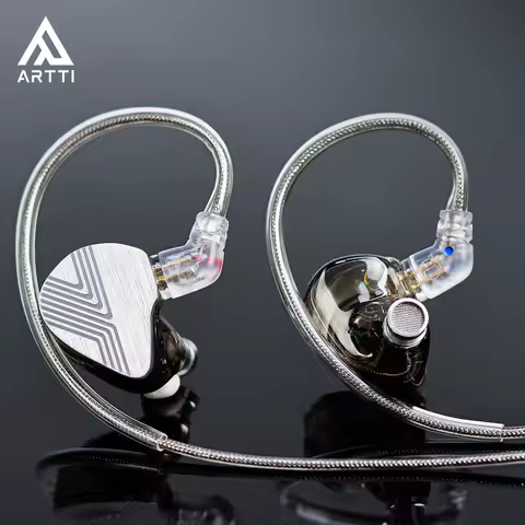 ARTTI R3 In-ear Earphone 10mm Beryllium-plated Dynamic Driver Monitor HIFI Earphone, Detachable 0.78 2pin/Type-c Connector Cabl