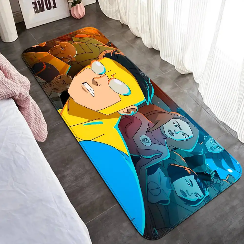 Popular Superhero I-Invincible Room Mats Retro Multiple Choice Living Room Kitchen Rug Non-Slip Welcome Rug