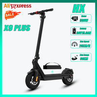 HX X9-PLUS Powerful Electric Scooter Adult 500W 36V15.6AH Removable Battery Escooter Disc Brake Electric Kick E Scooter