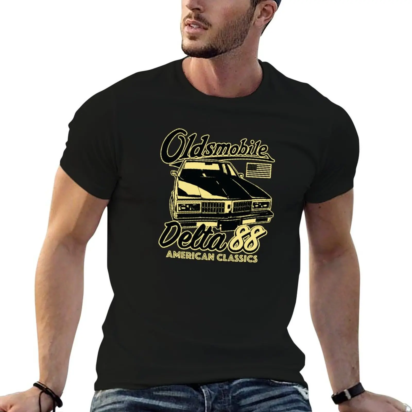 

Oldsmobile Delta 88 T-Shirt cotton t shirt man t shirts for man pack cotton T-Shirt