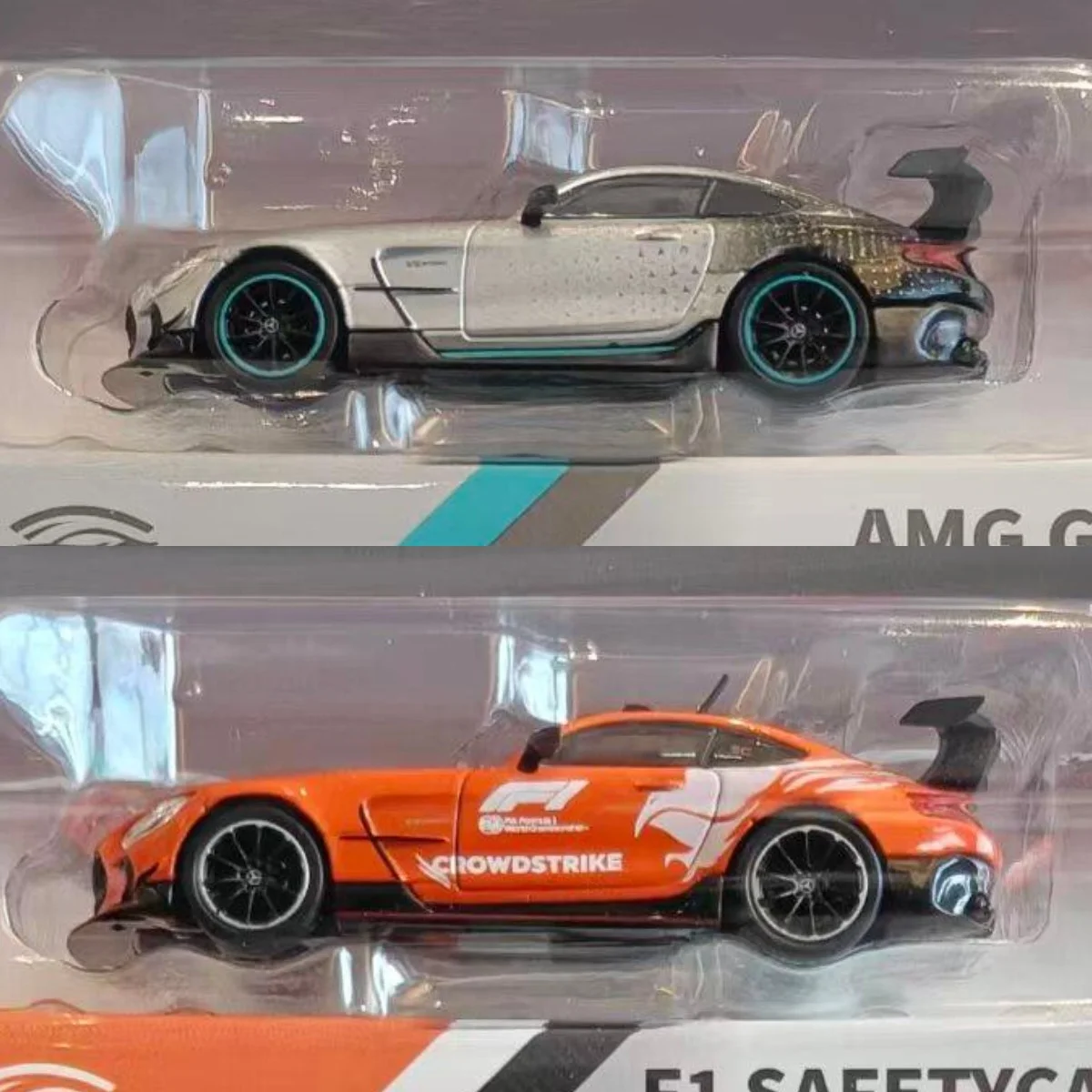 Diecast HappyCar HC 1:64 Scale Benz GT Black Series Safe Car Alloy Car Model