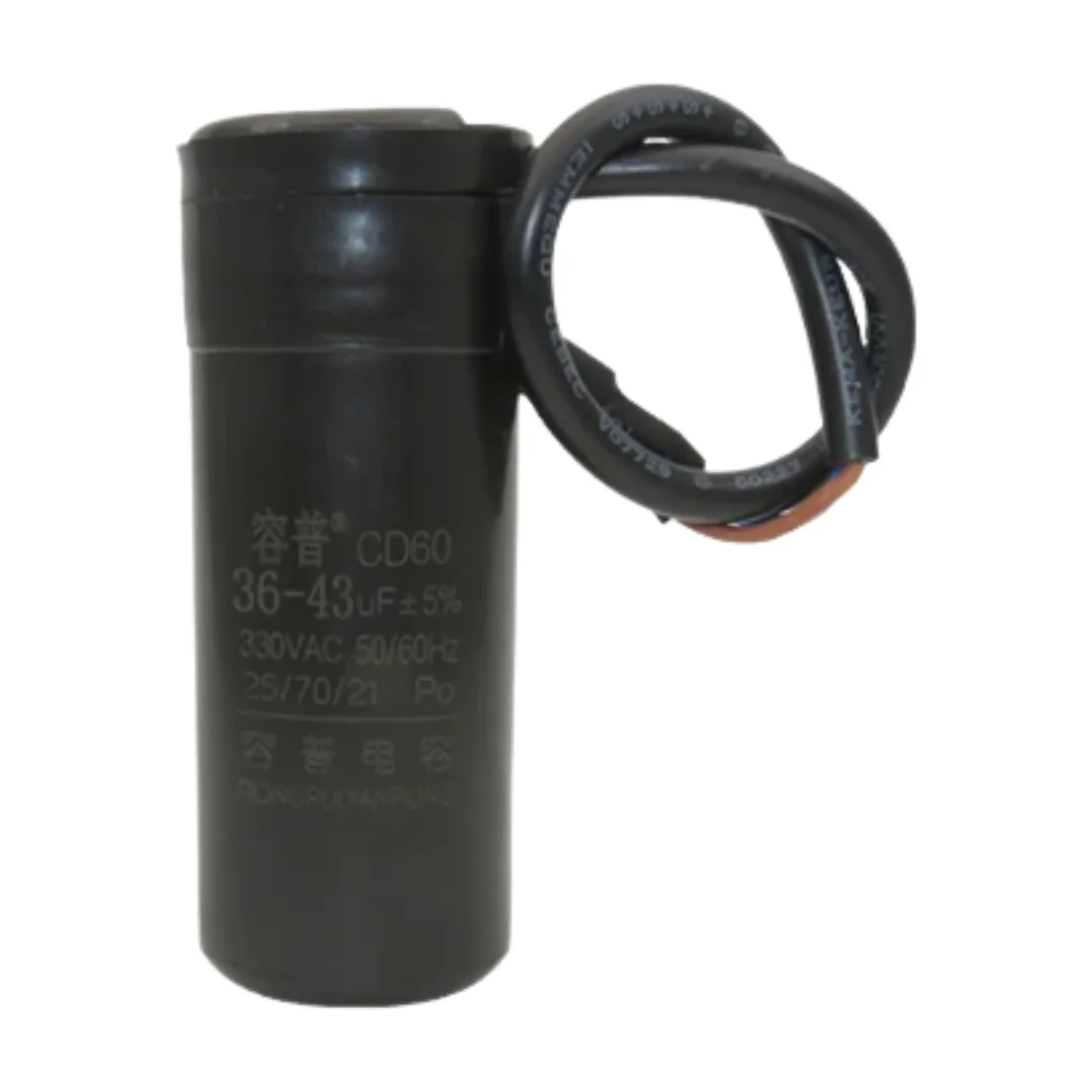 Suitable for refrigerator freezer compressor starting capacitor 330V CD60 36UF-43UF 36-43UF