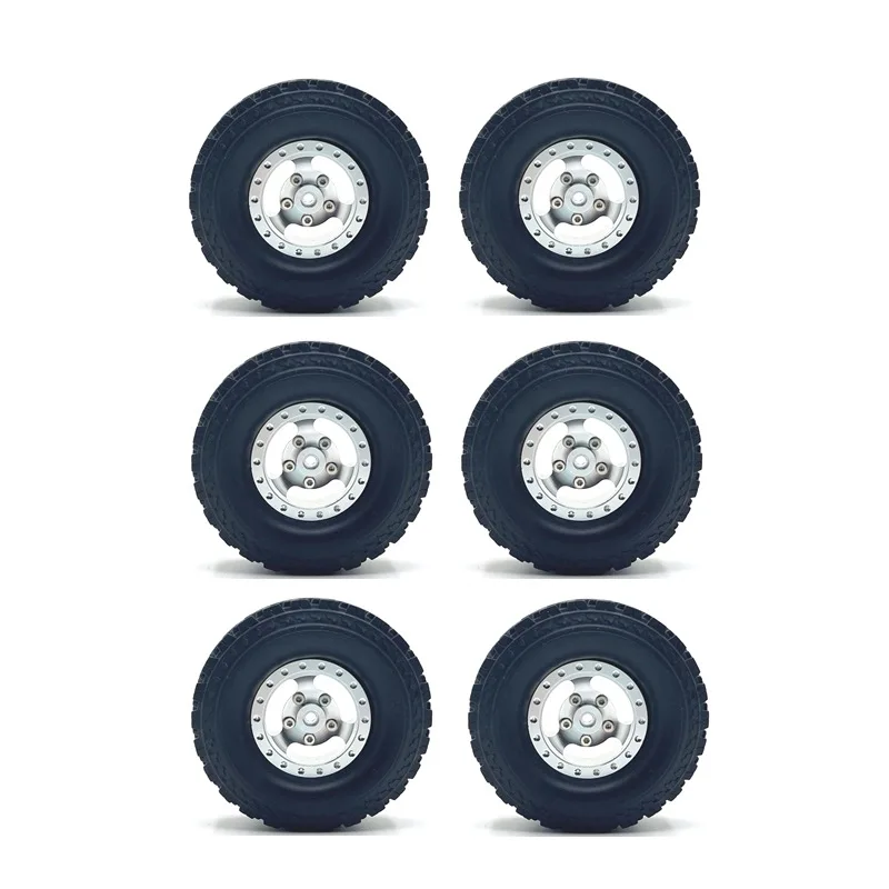 RC クローラー車のトラック金属アップグレード 6WD タイヤクランプホイール WPL 1/16 MN 1/12 JJRC FeiYu スペアパーツ