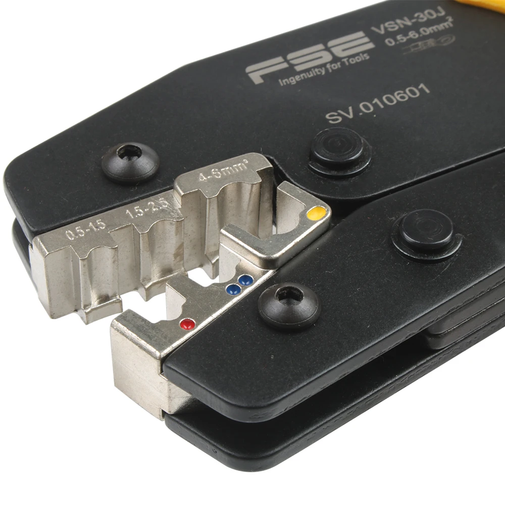 Geïsoleerde Terminals Krimpgereedschap Elektrische Krimptang Hoge Precisie Merk Klem VSN-30J 0.5-6mm2 20-10AWG
