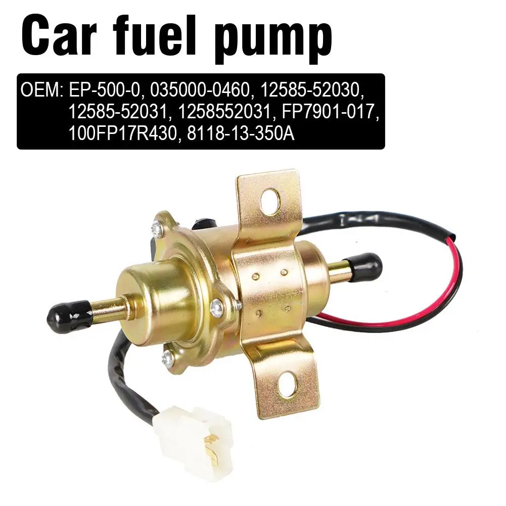 

Универсальный электромобильный топливный насос, дизельный бензин, 12 В EP500-0 FP-1010-G 12585-52030 035000-0460 EP500 1258552031 L0Q5