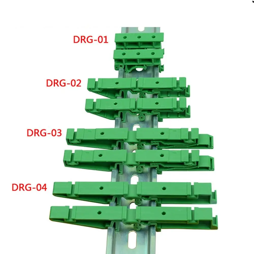 

1pair DRG-01/DRG-02/DRG-03 Circuit Board Bracket DIN 35 Rail Mount DIY PCB Connectors Spare Parts Carrier Clips Connectors