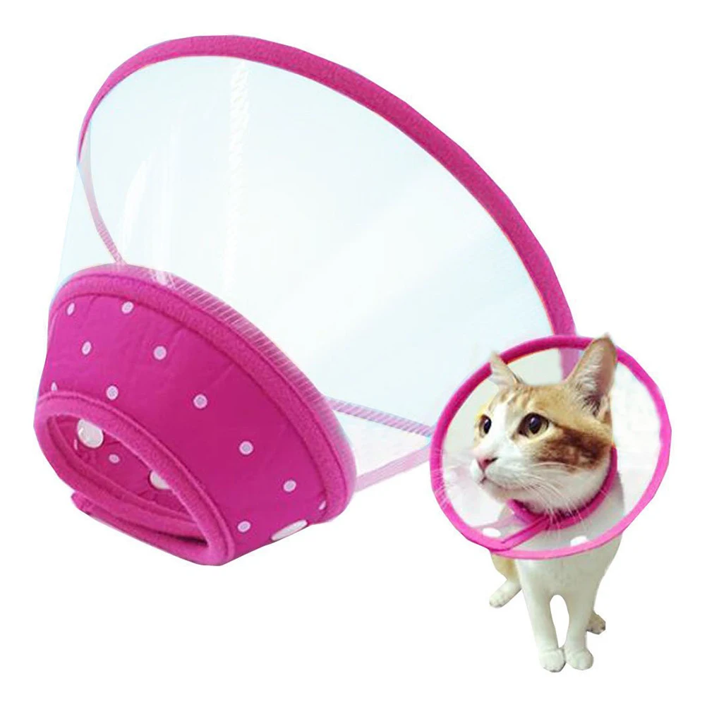 

Anti Bite Ring Pet Cone Collar Cones for Dogs Stitch Protection Cats Lightweight