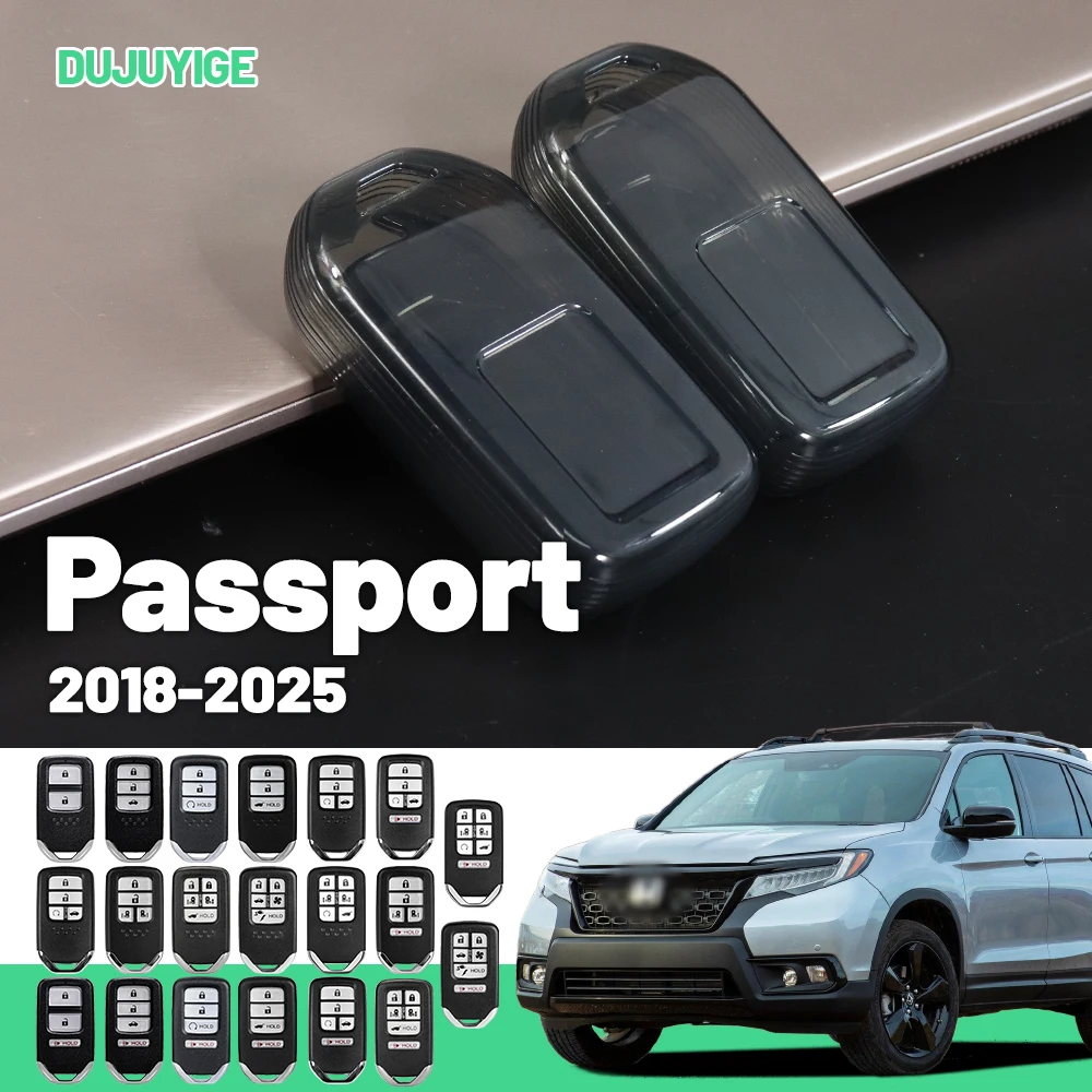 

Clear TPU Car Key Case For Honda Passport 2018-2026 Key Fob Cover Protector Shell Auto Accessories 2019 2020 2021 2022 2023 2024