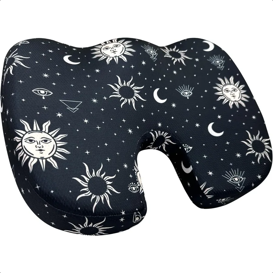 

Seat Cushion Butt Pillow for Car Long Sitting Home Office Memory Foam Chair Cushions Desk Chair Pad for Back Coccyx Tailbone Pa