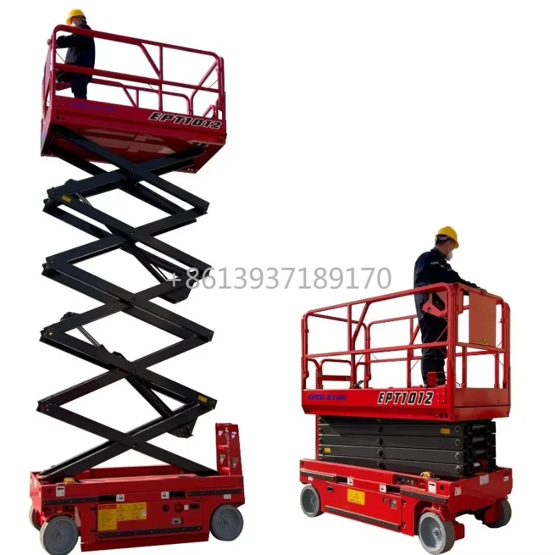 Aerial Skylift 8m 10m 12m Mobile Lifter Scaffolding Electric Hydraulic Scissor Lift