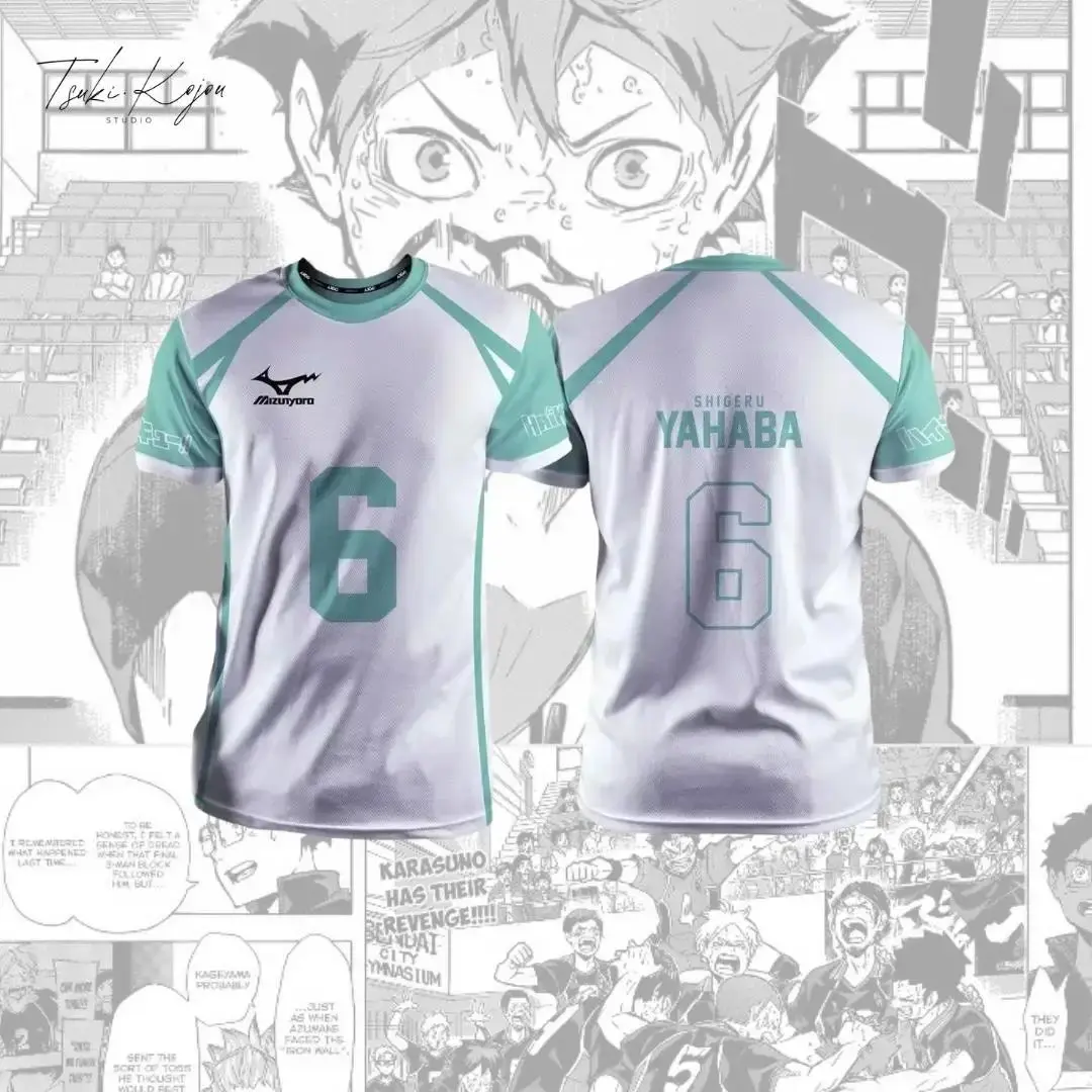 27 Anime Haikyuu Cosplay-Kostüm, Schuluniform der Aoba Johsai High School, Toru Oikawa, Hajime Iwaizumi, Seijoh, Volleyballtrikot, Sportoberteil. – Detail 7