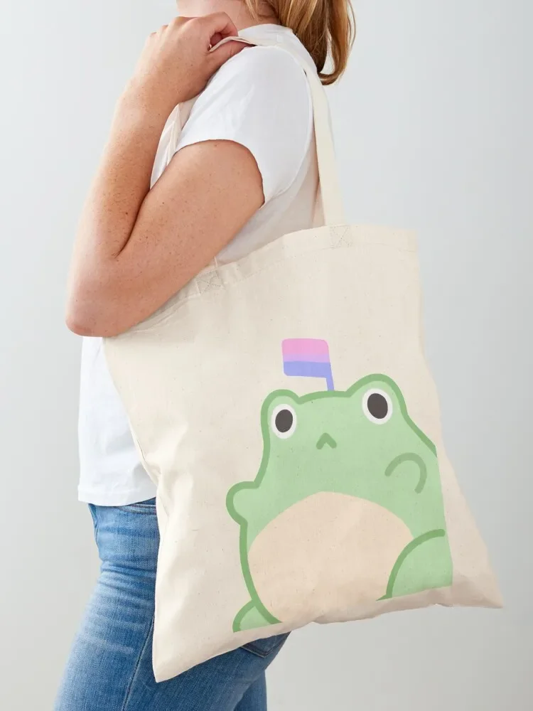 Bisexual Rights Frog Tote Bag Eco bag large size bags Tote Bag