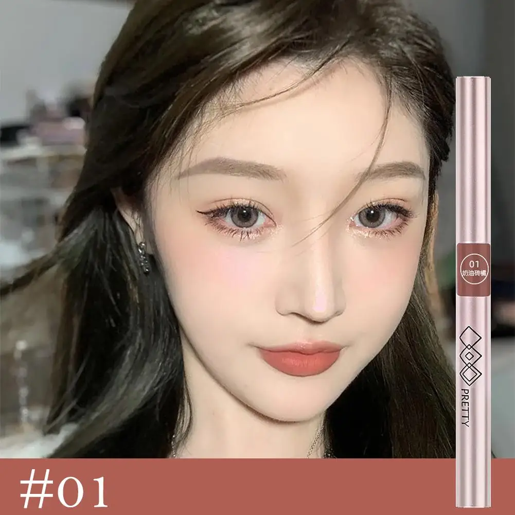 Rotar lipliner à prova dwaterproof água duradoura hidratante fosco forro batom lábio encantador caneta lápis linha contorno cosméticos y8j2