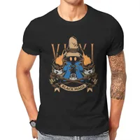 Vivi Black Mage Round Neck Basic T Shirt Gift Chocobo Clothes Streetwear Final Fantasy Cid Game Newest TShirt for Men
