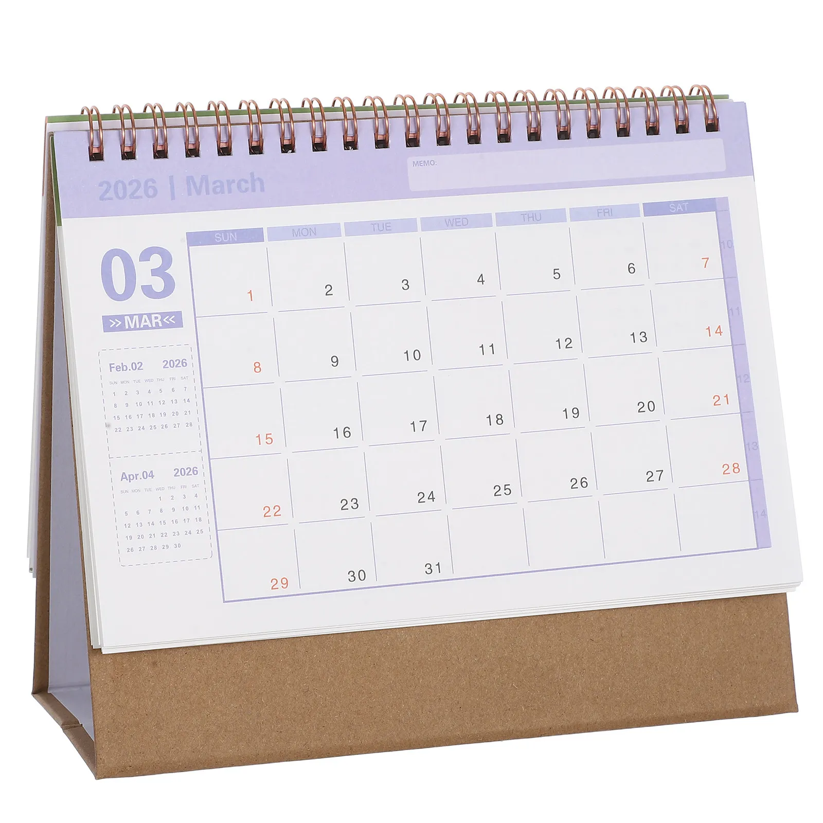 

Small Desk Calendar 2026 Minimalist Standing Flip Desktop Planner Compact Monthly Organizer for Office Home School Planning