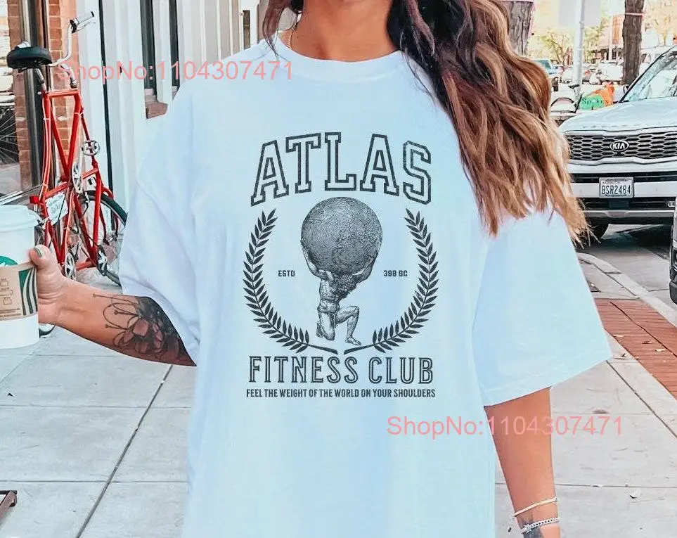 Atlas Pump Cover T Shirt Women Oversized Gym Bodybuilding Powerlifting Muscle Mommy WorkouT for Lover