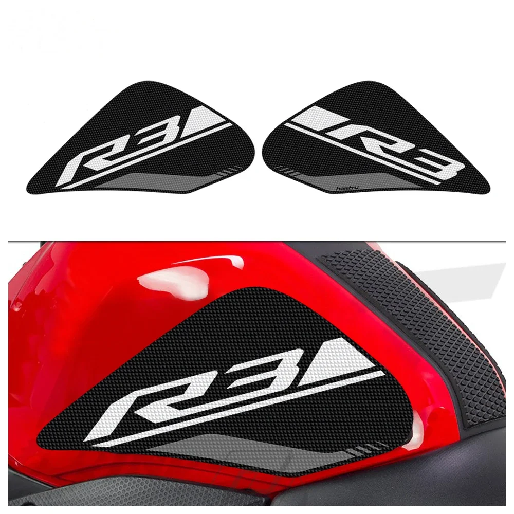 

For Yamaha YZF-R3 R3 2015-2018 Sticker Motorcycle Accessorie Side Tank Pad Protection Knee Grip Mats