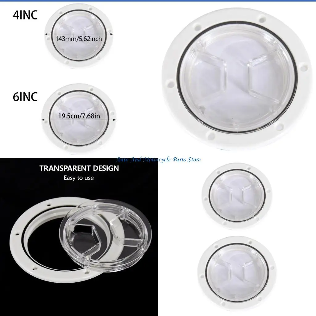 

P9FD 4"/6" Boat Screw Out Access Cover Deck Inspection Access Cover Lid Deck Cover for Boat Yacht