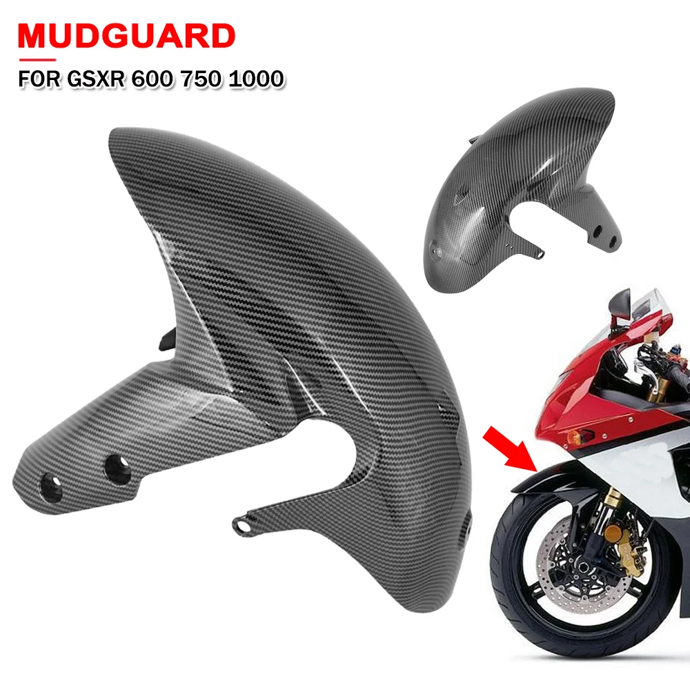 

Motorcycle Front Fender Mudguard Splash Guard Wheel Cover Protector For Suzuki GSX-R GSXR GSX R 750 600 2004-2005 1000 2003-2004