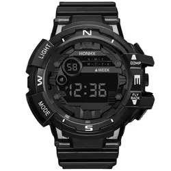 Fashion Men Waterproof Led Digital Date Military Sport Rubber Quartz Watch Alarm часы мужские Relogio Masculino Reloj Hombre New