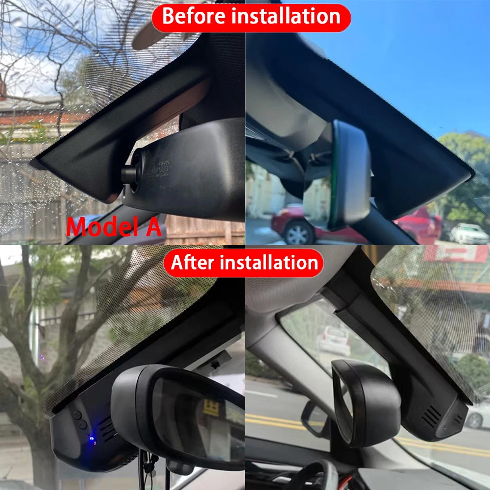 for BMW X1 F48 X2 F39 X3 F25 X4 F26 X5 F15 X6 F16 F85 F86 M 4K Dash Cam Front Rear Car Camera Wifi Plug & Play Video Recorder