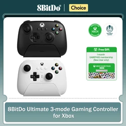 8BitDo Ultimate 3-mode Gaming Controller for Xbox Series X|S, Xbox One Windows, and Android Hall Effect Joysticks