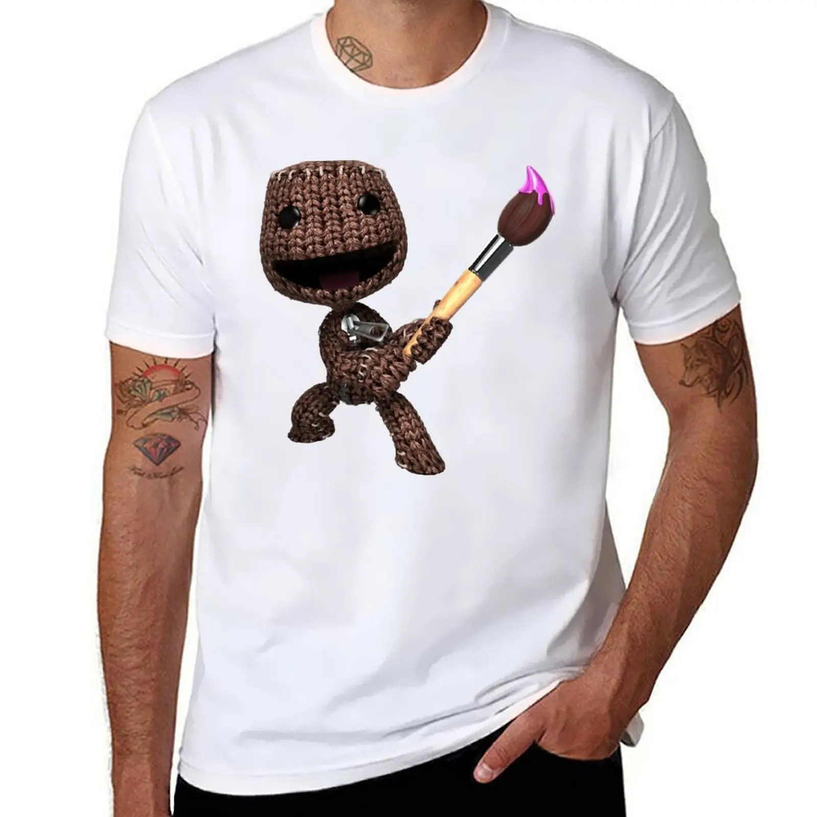 

LBP Sackboy T-Shirt man t shirt heavy cotton man t shirts for men T-Shirt