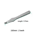 3.85mm 2 teeth