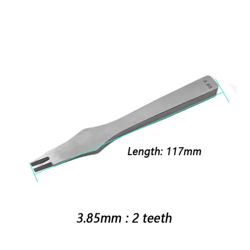 Leather Craft Punches Tool Set Pricking Iron French Chisel with Polished Prongs 2.7/3.0/3.38/3.85mm for Punching Stitching Holes - Image 9