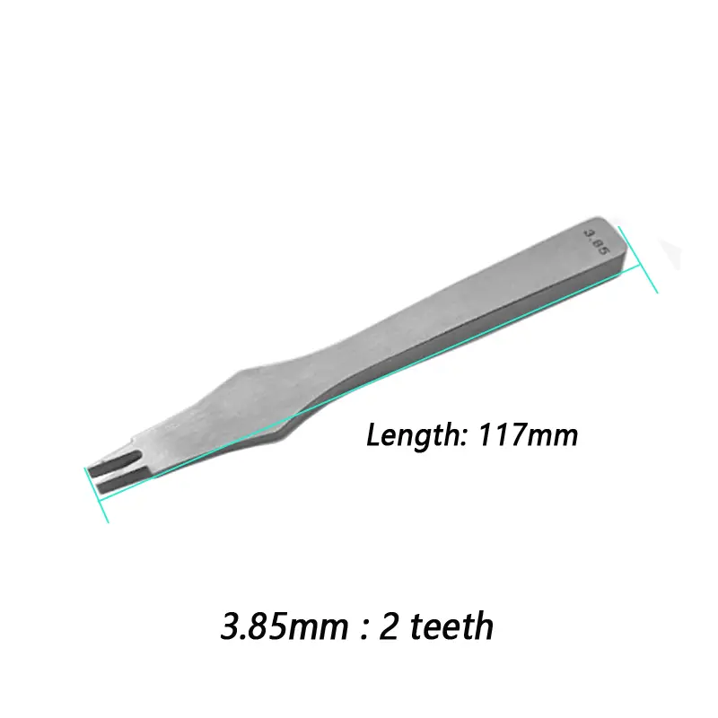 Leather Craft Punches Tool Set Pricking Iron French Chisel with Polished Prongs 2.7/3.0/3.38/3.85mm for Punching Stitching Holes - Image 9
