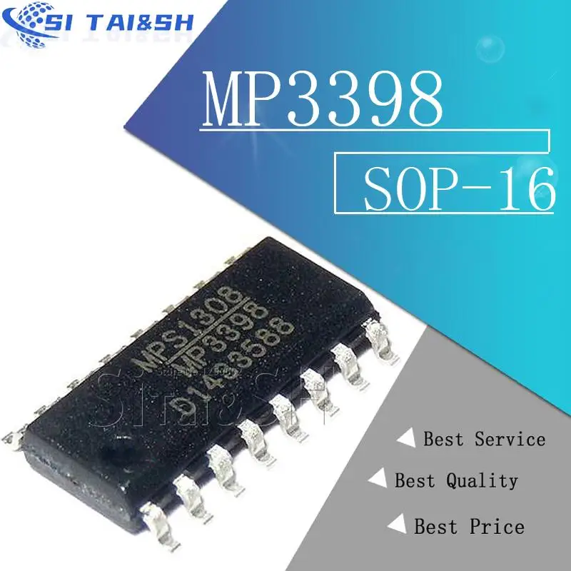 

Si Tai&SH 5pcs/lot MP3398 MP3398A MP3398AGF-ZTR MP3398GS-LF-Z Data system