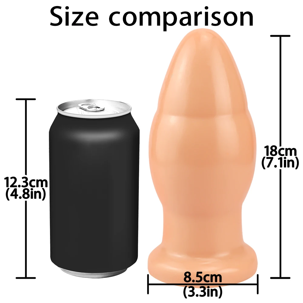 8cm Oversized Super Big Butt Plug Huge Anal Thick Large Anus Expansion Prostate Massager Masturbator Adult Sex Toy for Men Woman