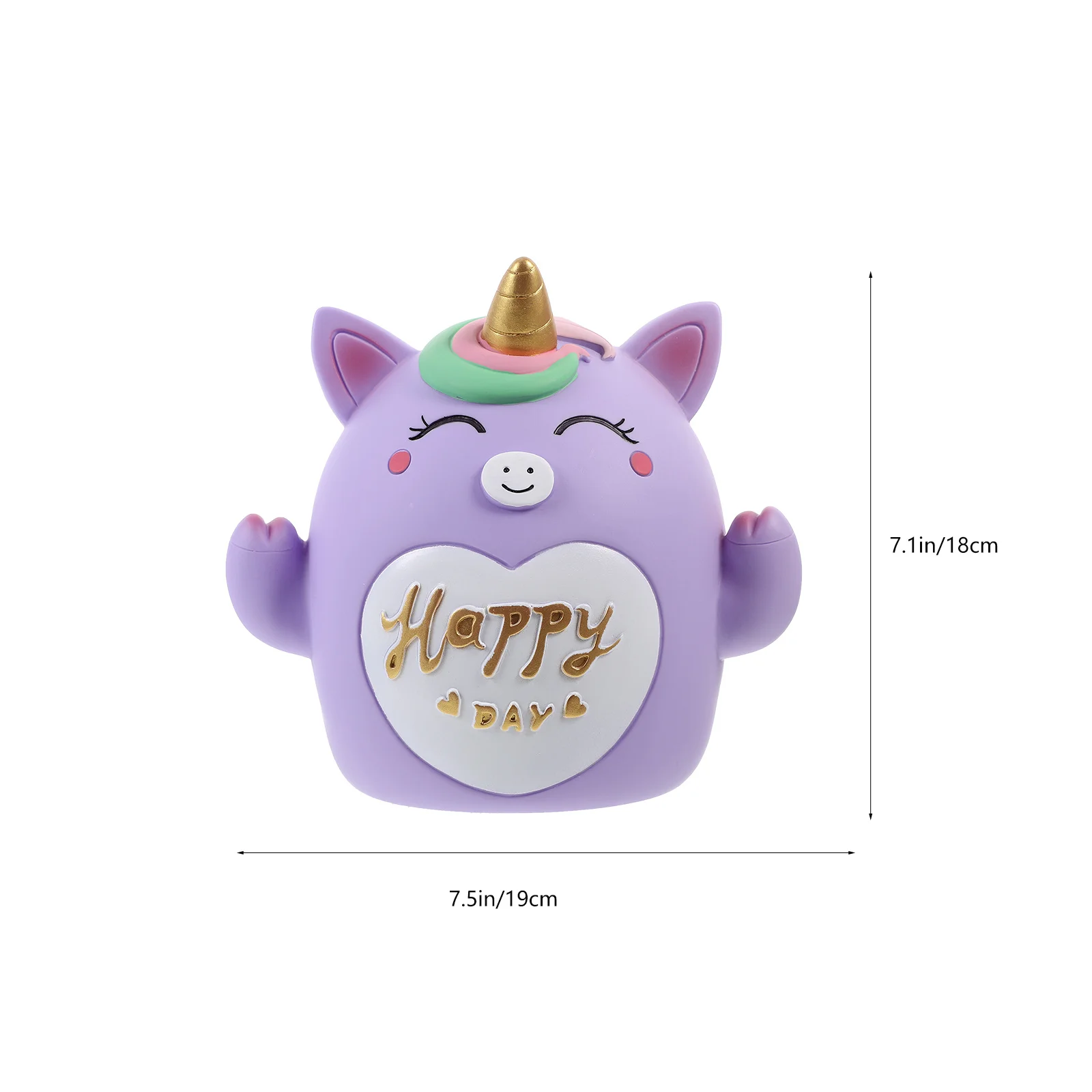 Preciosa alcancía de unicornio para niñas, monedero con capacidad, caja de dinero grande, almacenamiento, decoración creativa de escritorio