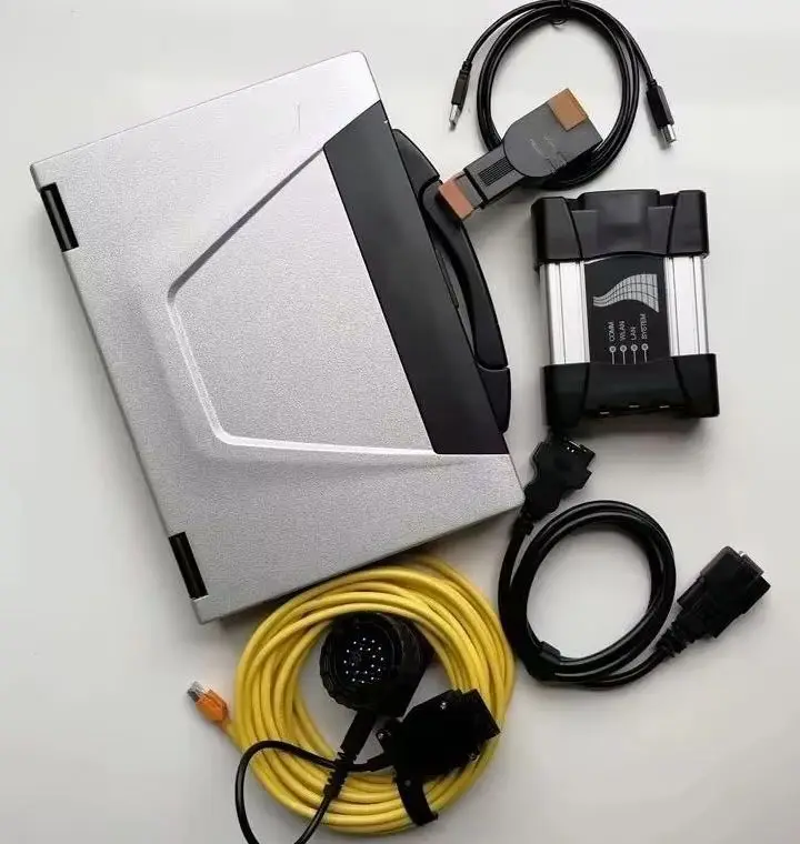 

Диагностический инструмент для авторемонта для BMW ICOM NEXT с новейшим программным обеспечением 2025,05 В, Expert Mode CF52, 90% новый ноутбук, готовый к использованию