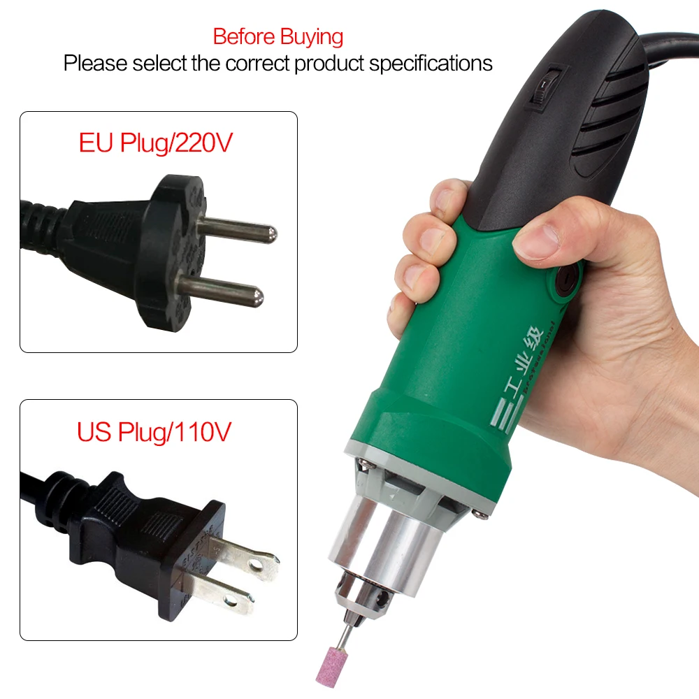 480W Mini Electric Drill With 6 Position Variable Speed For Dremel Tools Accessories Power Drill Engraver Machine