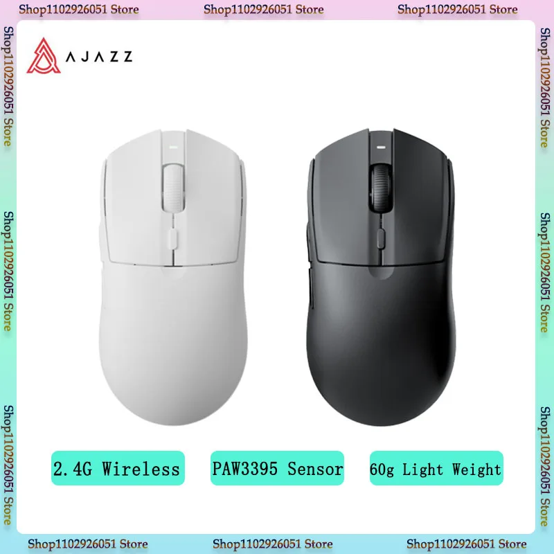 

AJAZZ AJ139 Pro Wireless Mouse with Teflon Feets PMW3395 Gaming Chipset 26000dpi Professional Gaming Mouse for PC