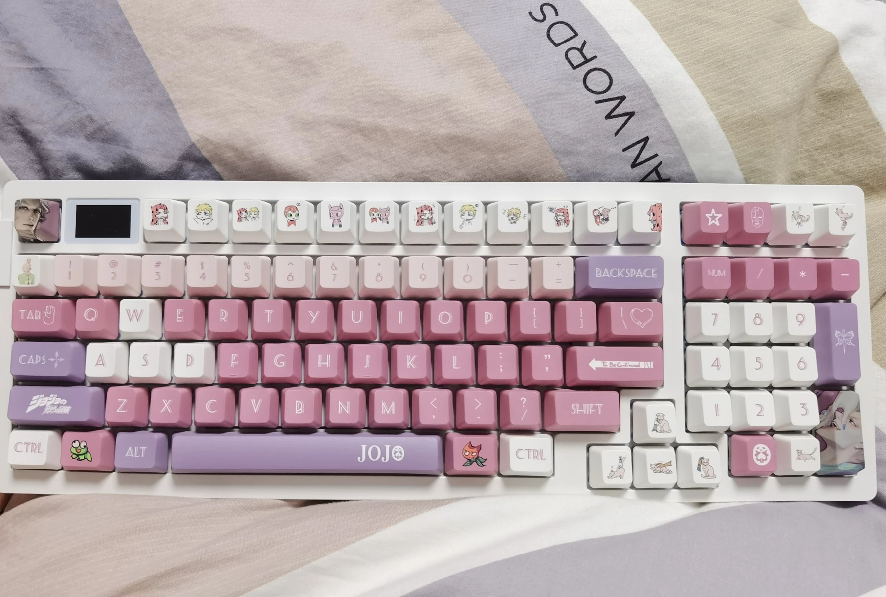 

Wonderful Adventure Keycaps Original Height PBT Full Five-Sided Sublimation Customized 1.8mm Thickened Material