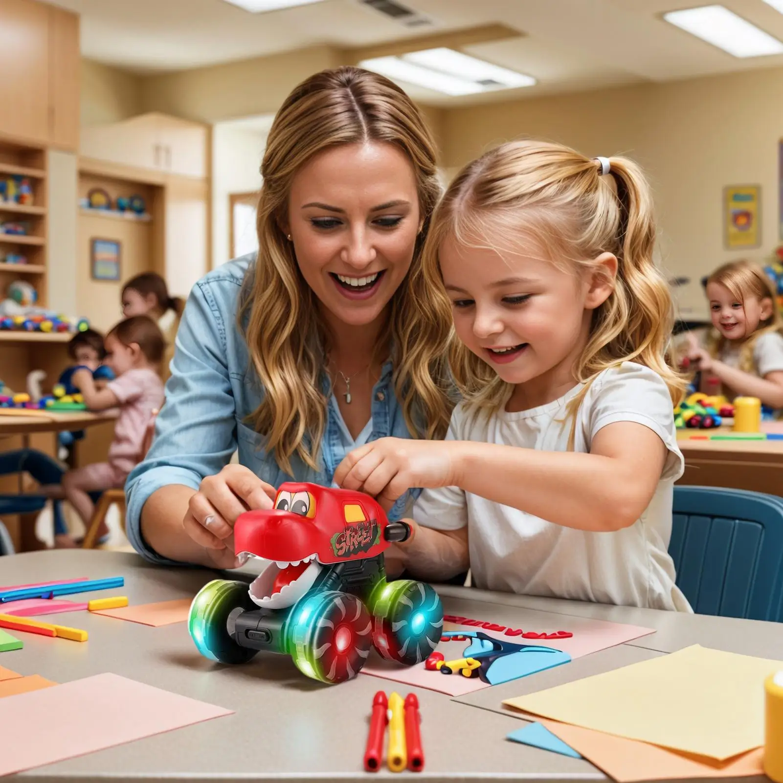 2026 juguetes de dinosaurios, coches extraíbles, Mini camión monstruo prensado para controlar, juego de juguetes con luz para niños pequeños, regalos para niños y niñas
