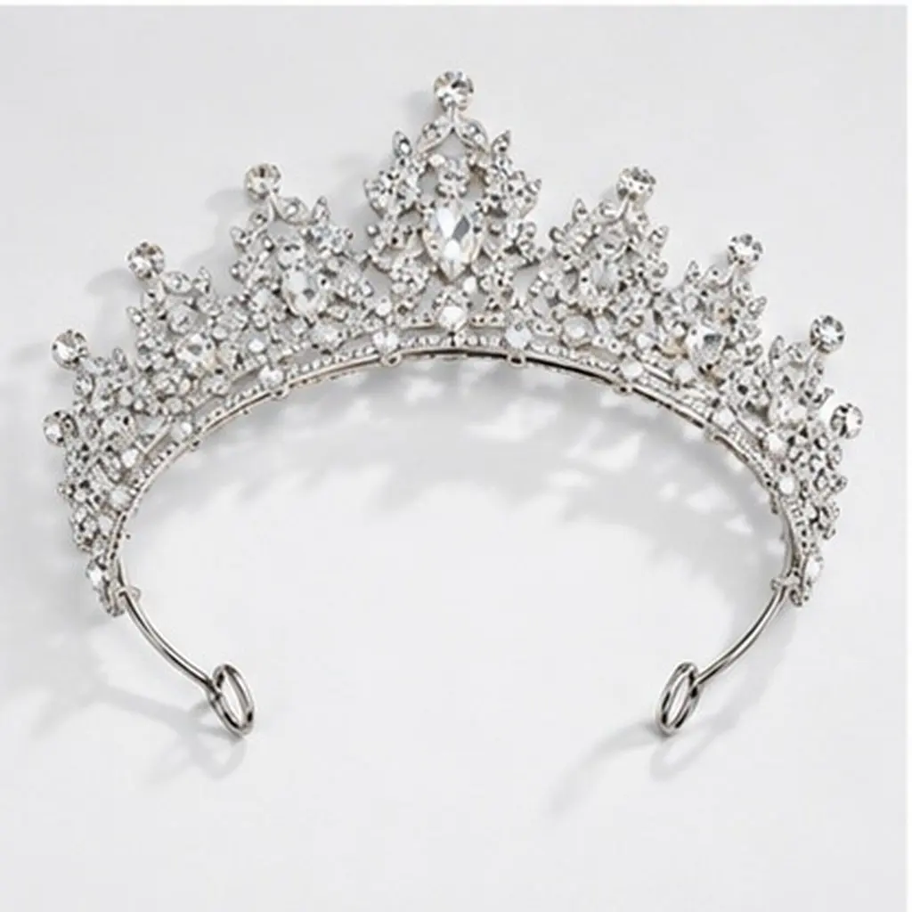 Rhinestone Crown Tiara Birthday Women Bridal Hair Jewelry Wedding Hair Accessory Headband Tiaras for Women Birthday