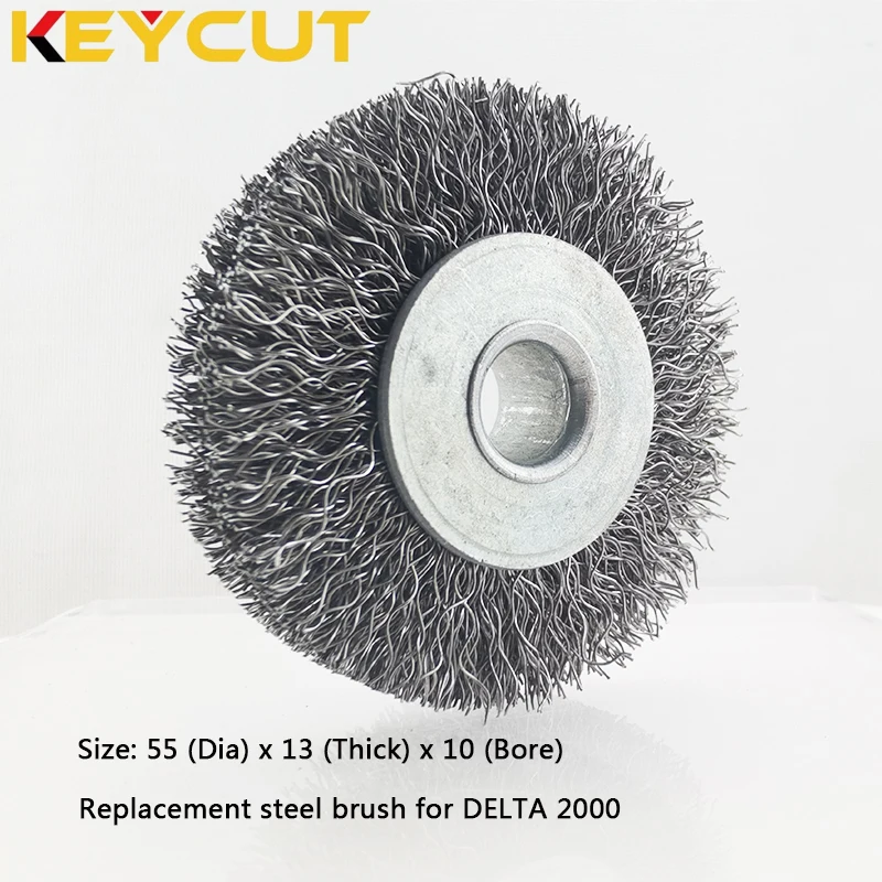 Wire Brush 55x13x10 Compatible with SILCA Delta Unocode Record 2000 Key Machines Locksmith Tools