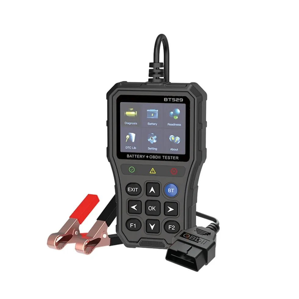 BT529 OBD Car Battery Tester Internal Resistance Check Battery Health Monitor Vehicle Scanner System Check Tool