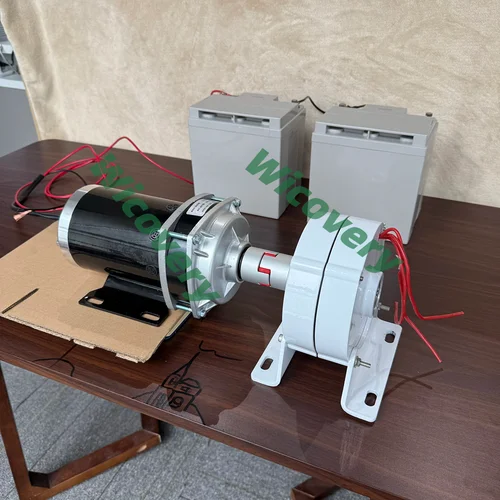 Imagen 2 del producto Generador de imán permanente de 3KW 4KW 5KW 7KW 650rpm, alternadores de CA de 12V 24V 48V para uso en turbinas eólicas y de agua con motor.