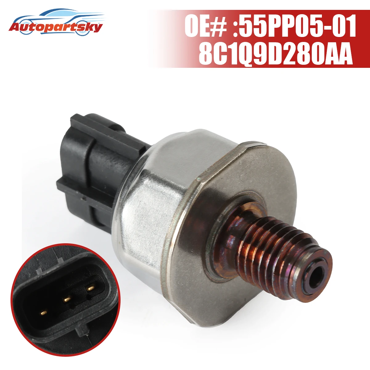 

45PP3-1 45PP3-4 55PP05-01 For Mitsubishi L200 For Holden For Nissan NP300 Pickup For Isuzu D-MAX Fuel Rail Pressure Sensor