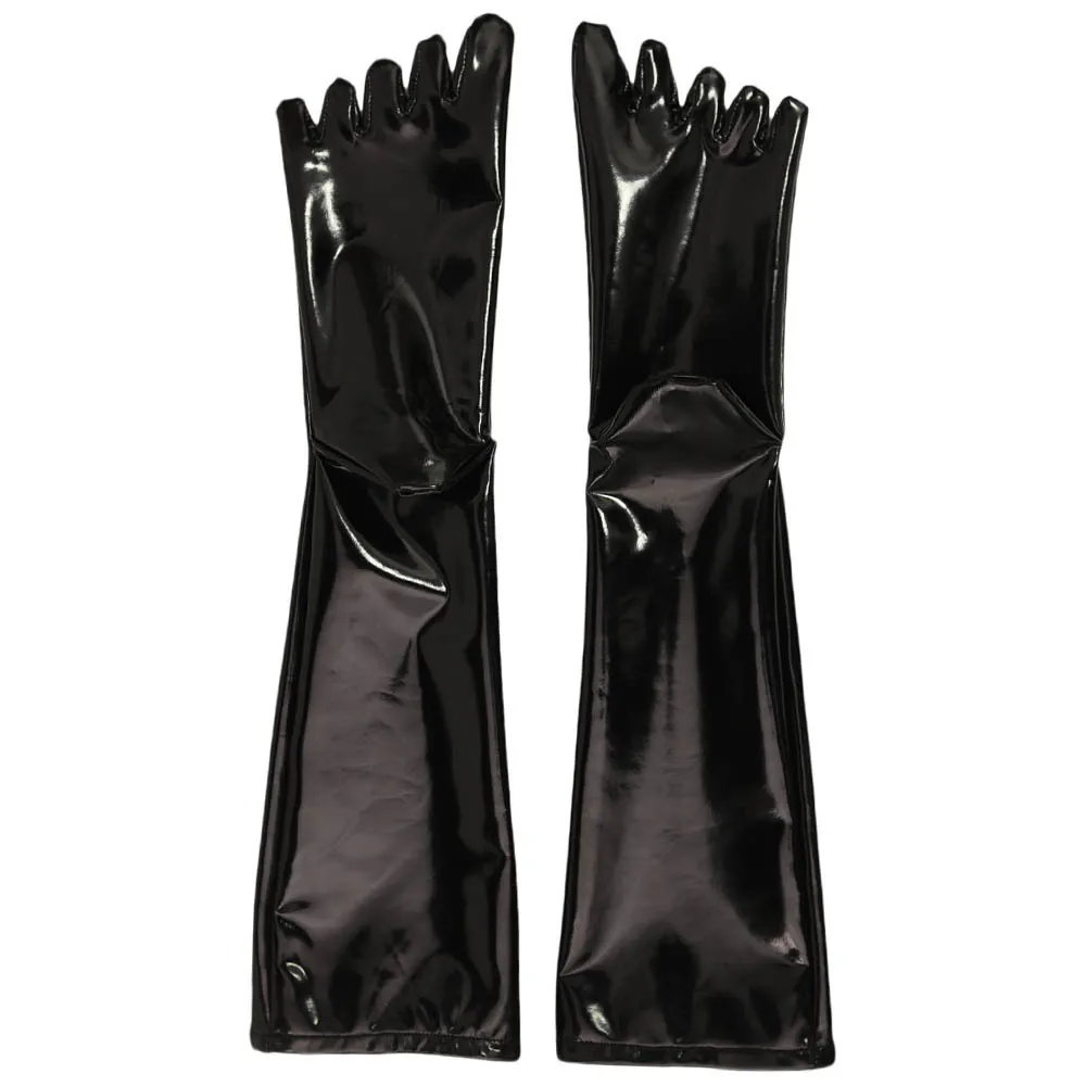 النساء الرجال مثير مخصص فو الجلود جوارب الفخذ الجوارب بسط ملهى ليلي لامعة أنيقة #2