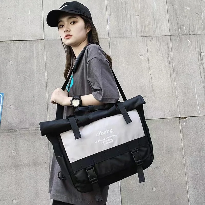 2023 Unisex High Street Crossbody Bag Large Capacity Leisure Messenger Bag School Bag High Quality Travel Outdoor Sport Bags