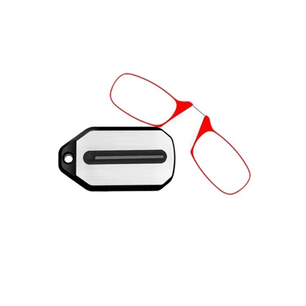 Nase Clip-on Lesebrille Falten Beinlose Ultraleicht Schlüsselbund Brille Männer Frauen Mini Tragbare Presbyopie Brille +1,0 Bis +4,0 – Detail 8
