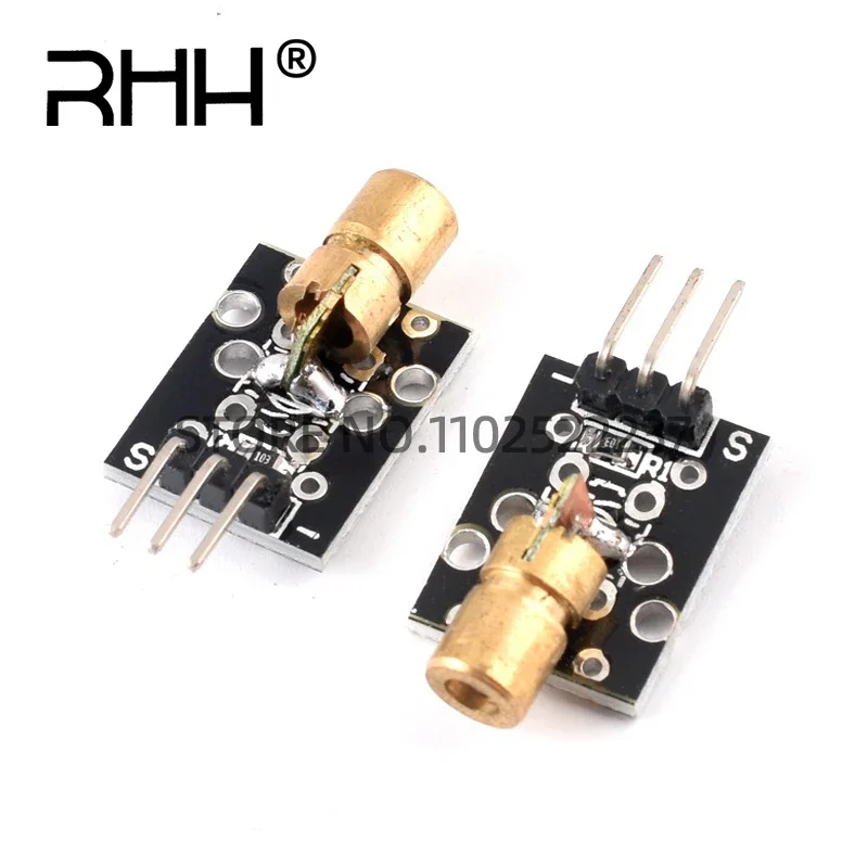 KY-008 650nm Laser sensor Module 6mm 5V 5mW Red Laser Dot Diode Copper Head for