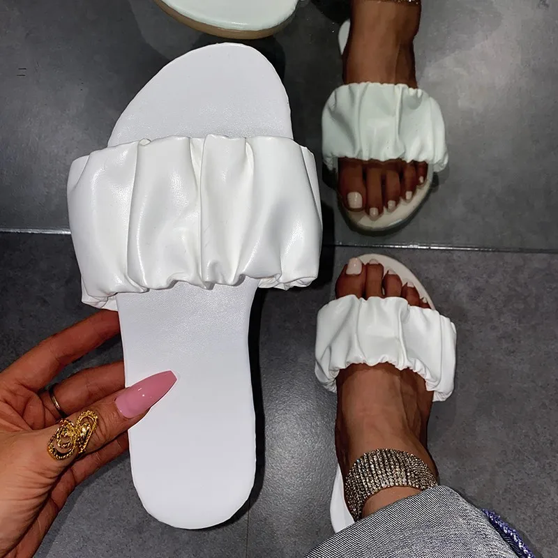 

Slippers for Female Square Toe Slippers for Ladies Summer 2022 New Interlace Beach Sandals for Women Slides Women Flats With