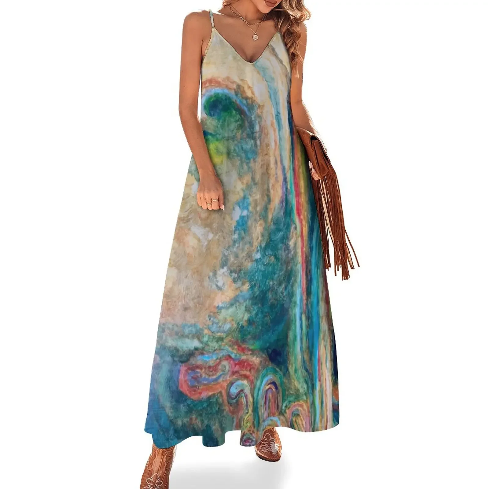 

Heavy Light Sleeveless Dress women formal occasion dresses elegant dress